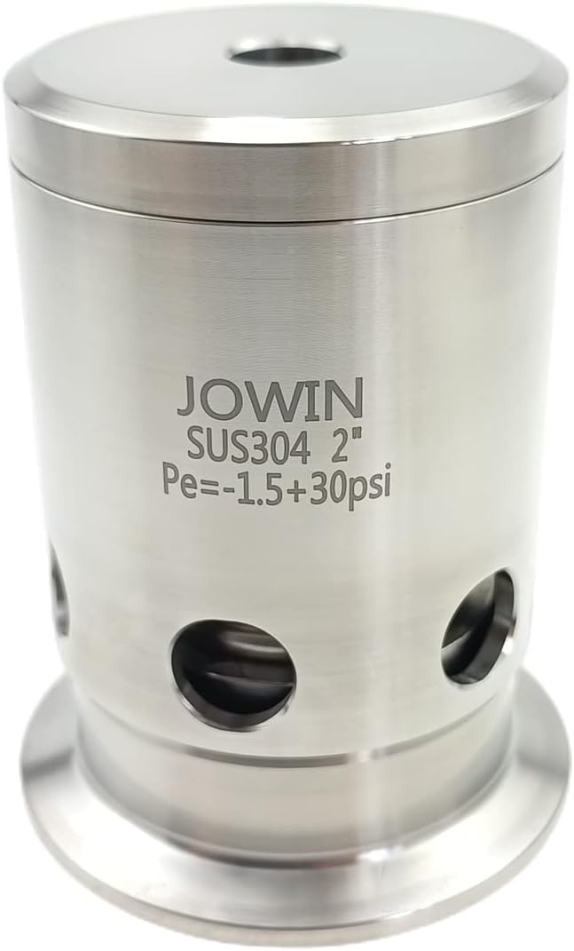 2" Tri Clamp Pressure Relief Valve 30 PSI SS304 Stainless Steel