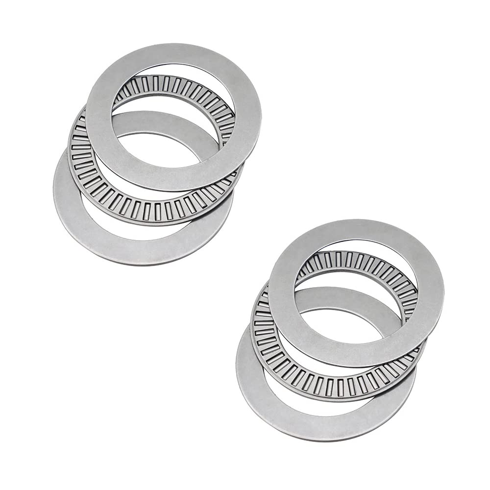4 Sets NTA1220 +2TRA Thrust Needle Roller Bearings with Washers, 3/4" Bore, 1-1/4" OD, 5/64" Width