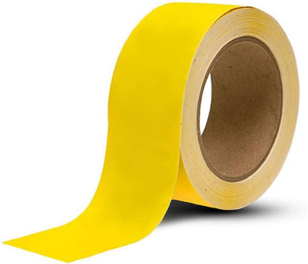 PVC Floor Marking - Safety Marking - Aisle Marking - Adhesive Tape - 2" x 36 Yards - Safety Yellow