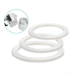 Silicone Rubber Replacement Gasket-Ring Seal for Coffee Espresso Moka Pot Maker Compatible with 1-12 Cup Sizes Multiple Diameter Options(3 cup)