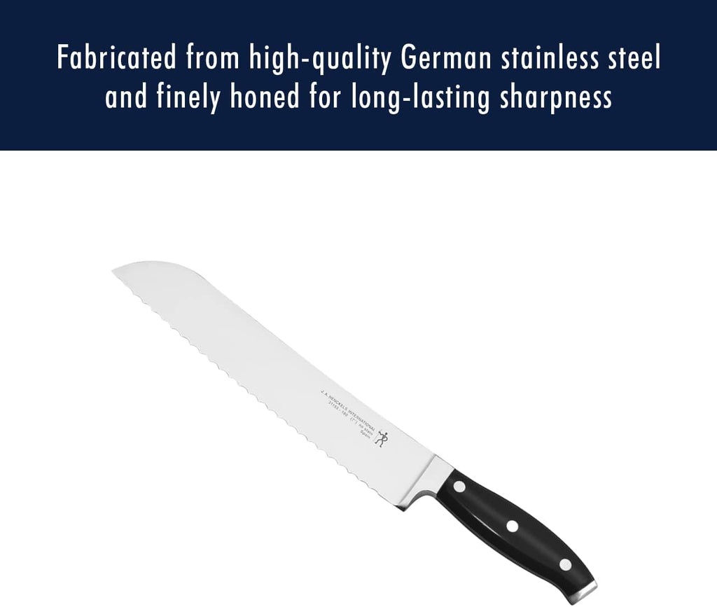 Forged Premio 8-inch Bread Knife, Black/Stainless Steel