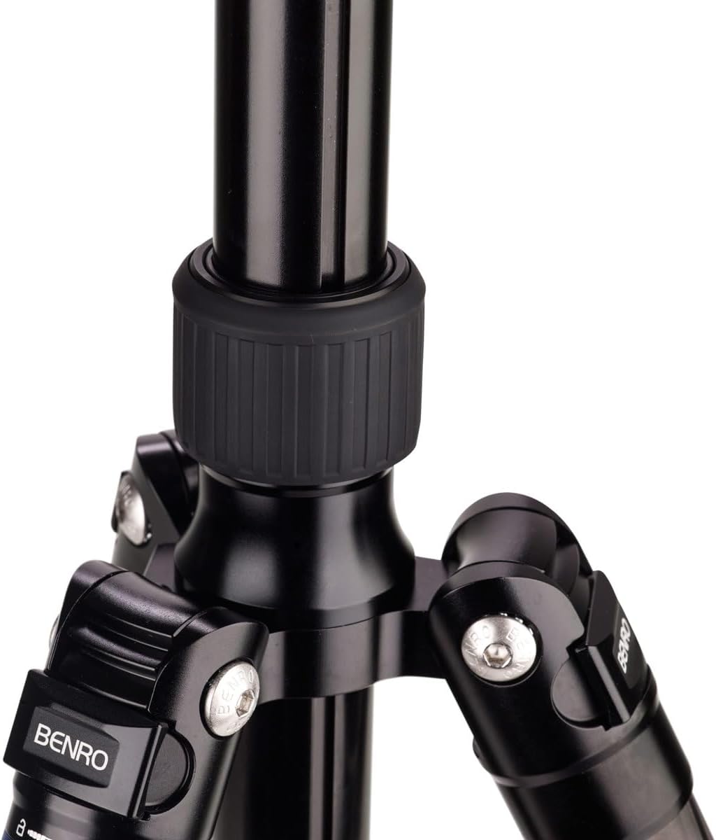 Aero 6 PRO Video Travel Tripod with Monopod with S6 PRO Flat Base Fluid Video Head, 13.2 lb. Max, Leveling Center