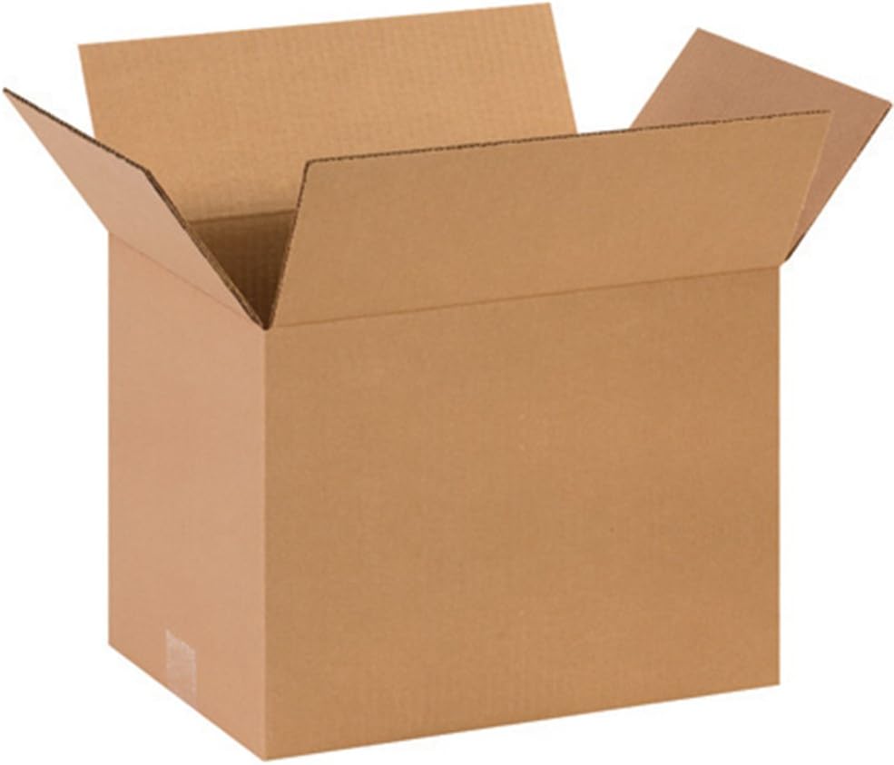 Medium Shipping Boxes 14"L x 11"W x 11"H (25-Pack) - Corrugated Cardboard Box for Moving, Mailing, Packing, Packaging
