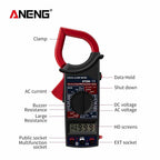 DT266 Clamp Meter AC/DC Current Voltage Tester LCD Digital Clamp Multimeter Measuring Tools