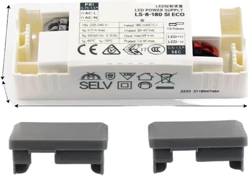 45mm Aperture Downlight Constant Current Transformer Ballast 21W Control Device Flicker-Free LS-12-250(15W/350MA/27-40V LS-12-350 SI1 E)