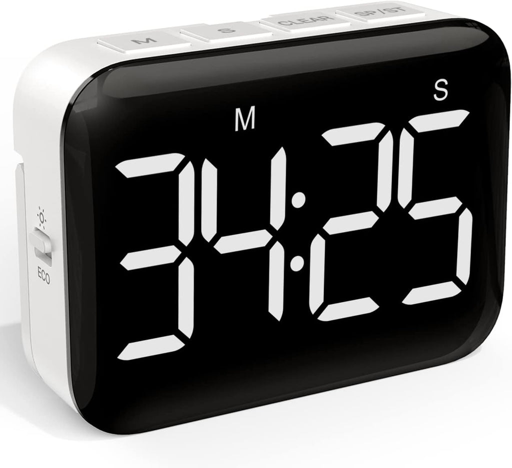 Digital Kitchen Timer, Magnetic Large Display for Cooking & Classroom