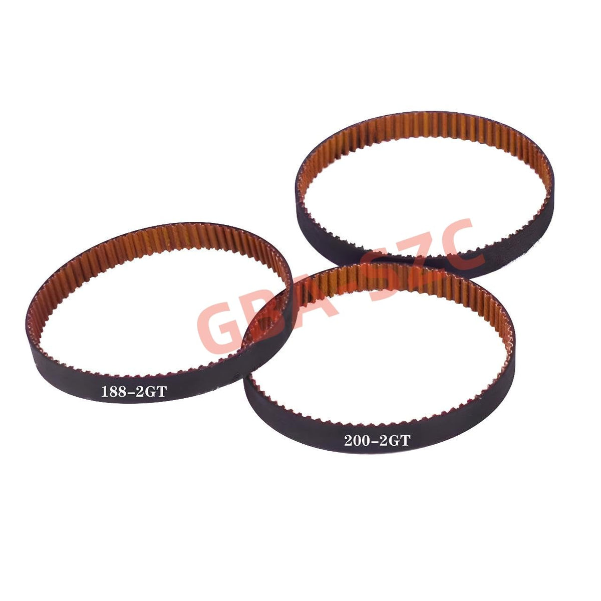 10×200mm GT2 Timing Belt,6mm Width GT2 Closed Loop Belt,Upgrade Nylon Tooth Surface Non-Slip Version for 3D Printer,CNC.