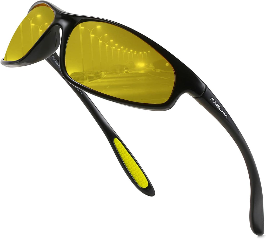 Polarized Sports Sunglasses For Men UV400 Protection | Cycling Driving Fishing