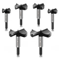 6PCS Large Size Forstner Bit set, 1-3/8Inch to 2-3/4Inch Carbide Tipped Forstner Drill Bit for Hard Wood, Wood