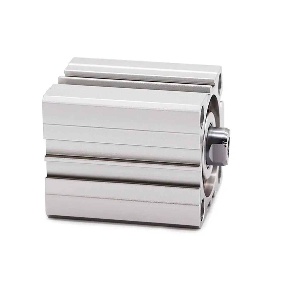 Air Pneumatic Cylinder 63mm Bore Small Thin Cylinder 5-100mm Stroke 1Pcs(Color:Stroke 10mm)