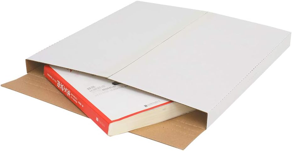 25 Packs White Vinyl Record LP Shipping Mailer Boxes, 12.5in*12.5in*1in Record Mailers, Album Paper Box, Record Album