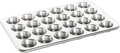 Natural Aluminum Commercial Petite Muffin Pan, 24 Cup