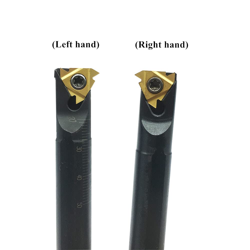 Threading Carbide Inserts 16IR 16ER AG60 with Threading Tool Holder for Steel