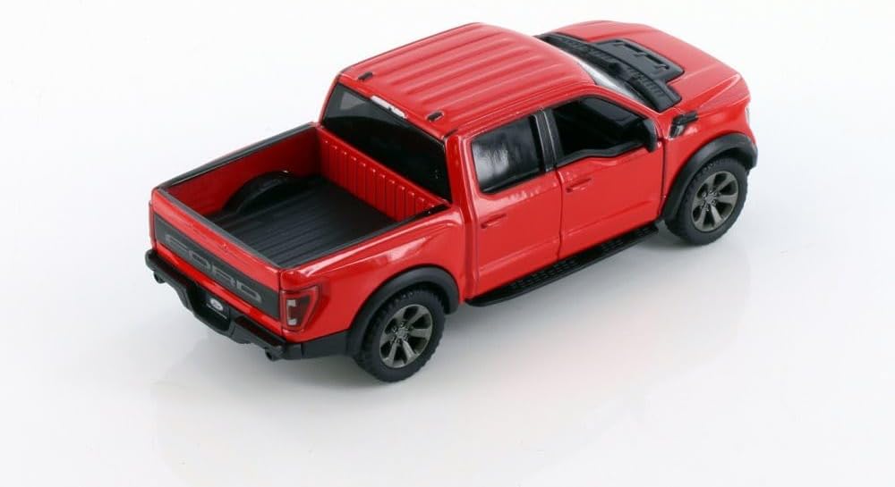 2022 Ford F-150 Raptor 5" 1:46 Scale Die Cast Model Toy Truck (Red)