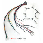 Universal Fighting Board Cables Quick Connect 20-Pin Joystick/Button Easy Plug Harness 4-Pin Touchpad Button Harness