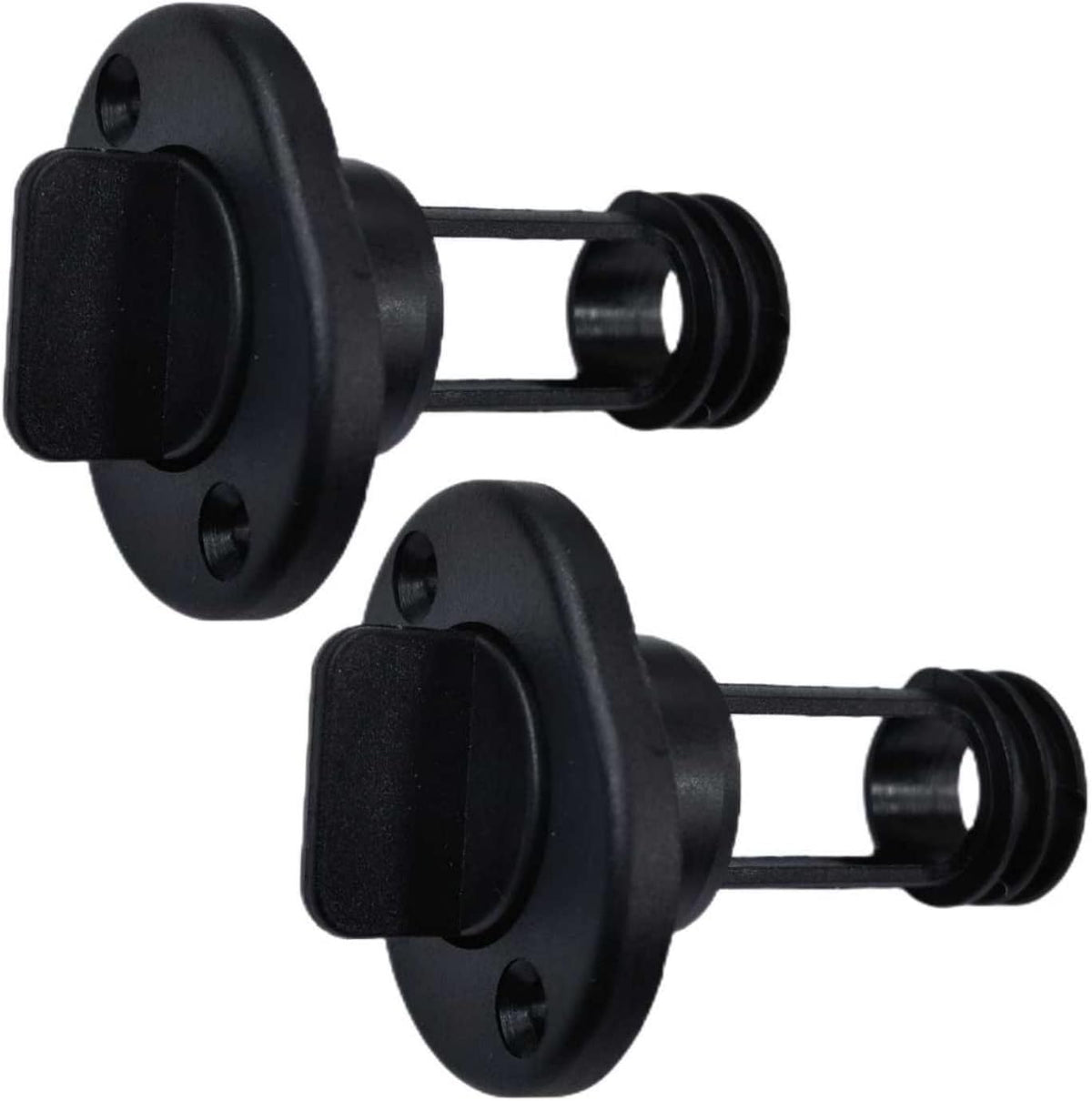 1 Inch Hole 2PCS Marine Transom Drain Plug Screw Type for Boats with O-Ring