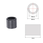 uxcell 4Pcs Sleeve Bearingss 6mmBore 8mmOD 6mm L POM Bushing,Black