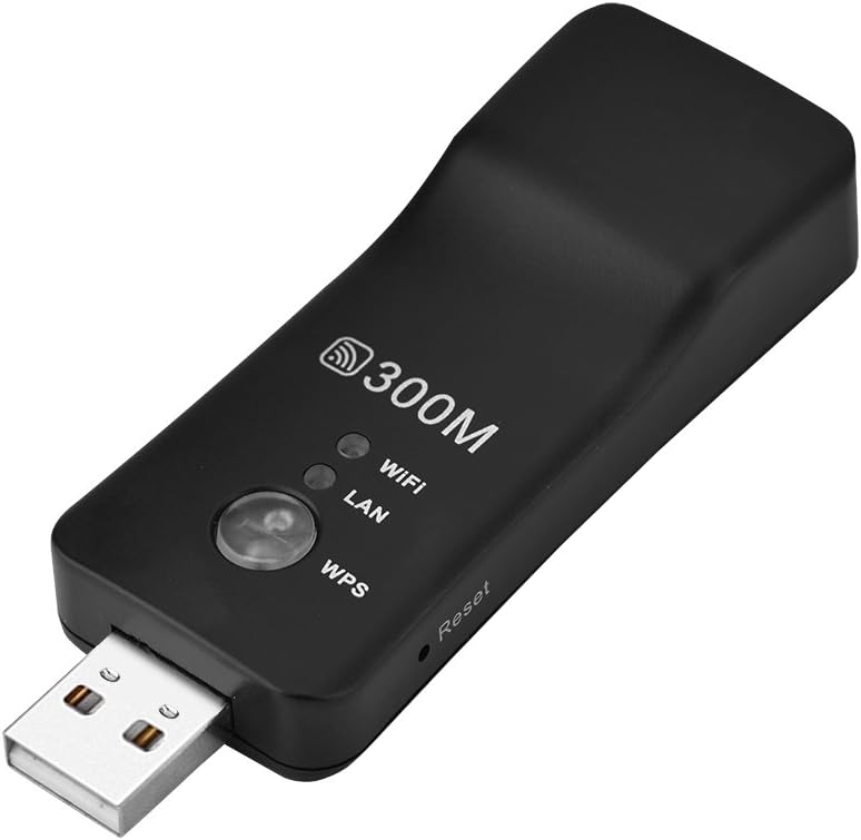 Mini WiFi Range Extender, 300M High Speed USB Wireless Repeater WiFi Booster Signal Amplifier for Smart TV, Laptop