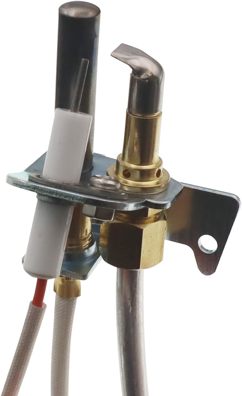 100112330 Gas Water Heater Pilot Assembly 9007876 9007877 Water Heater Pilot Assembly Nat Gas Thermopile Assembly Compatible with Water Heaters, Replace for 300 301 Series