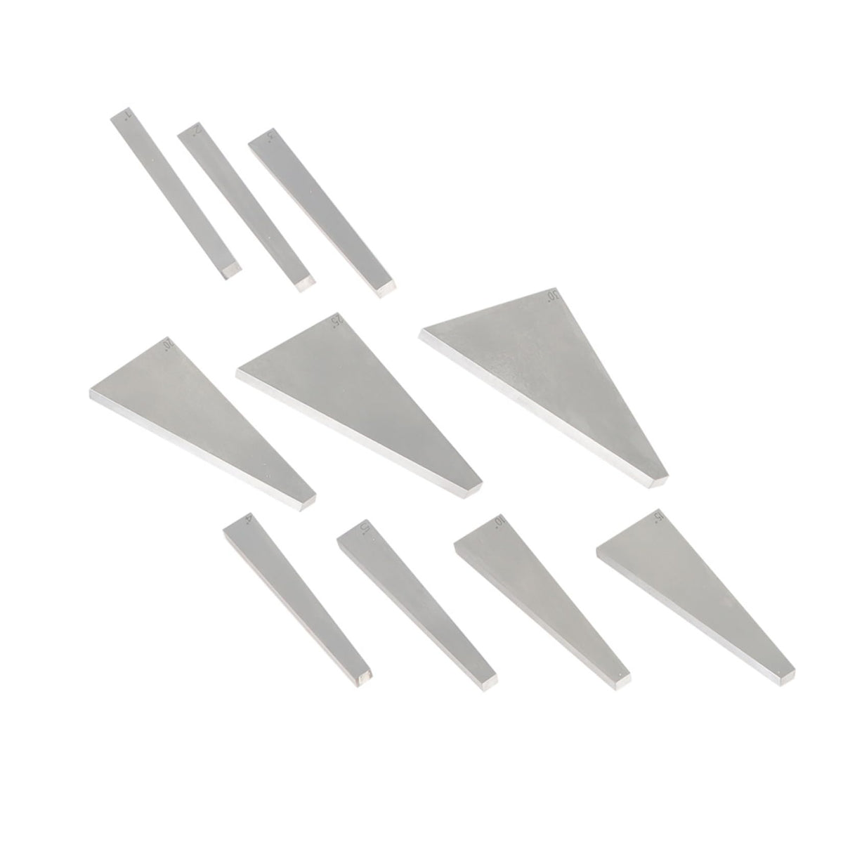 findmall 10 Pcs Accuracy Angle Machinist Block Set, 1-30 Degree Angle