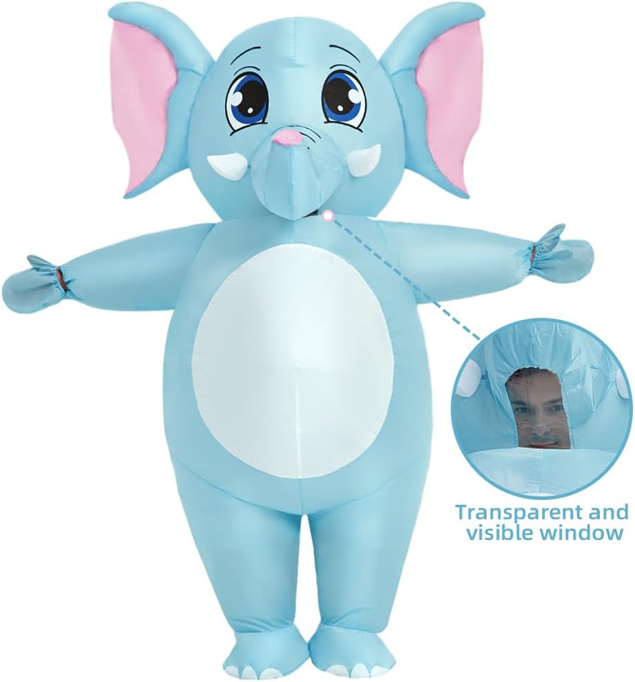 Inflatable Costume Adult, Elephant Adult, Full Body Blow up Costumes for Women Men, Inflatable Costume Funny