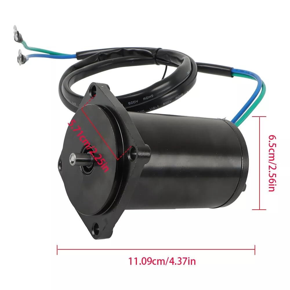 JFQMGMD Car Styling Trim/Tilt Motor for Suzuki DF40 & DF50 2Wire 4Bolt 19992010 38100-87J00-0EP