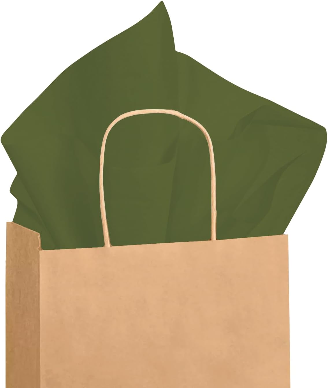 20x30 Olive SatinWrap Tissue Paper Quire, 480 Sheets — Made in USA