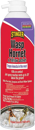 (BND629) - Stinger Wasp, Hornet, & Yellow Jacket Killer, Ready to Use Indoor & Outdoor Insecticide/Pesticide Foam