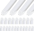 4FT T8 T12 LED Tubes 25-Pack, Type B Double-Ended Frosted 6000K