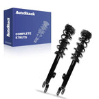 AutoShack Front Complete Struts Assembly with Coil Springs, 2pcs