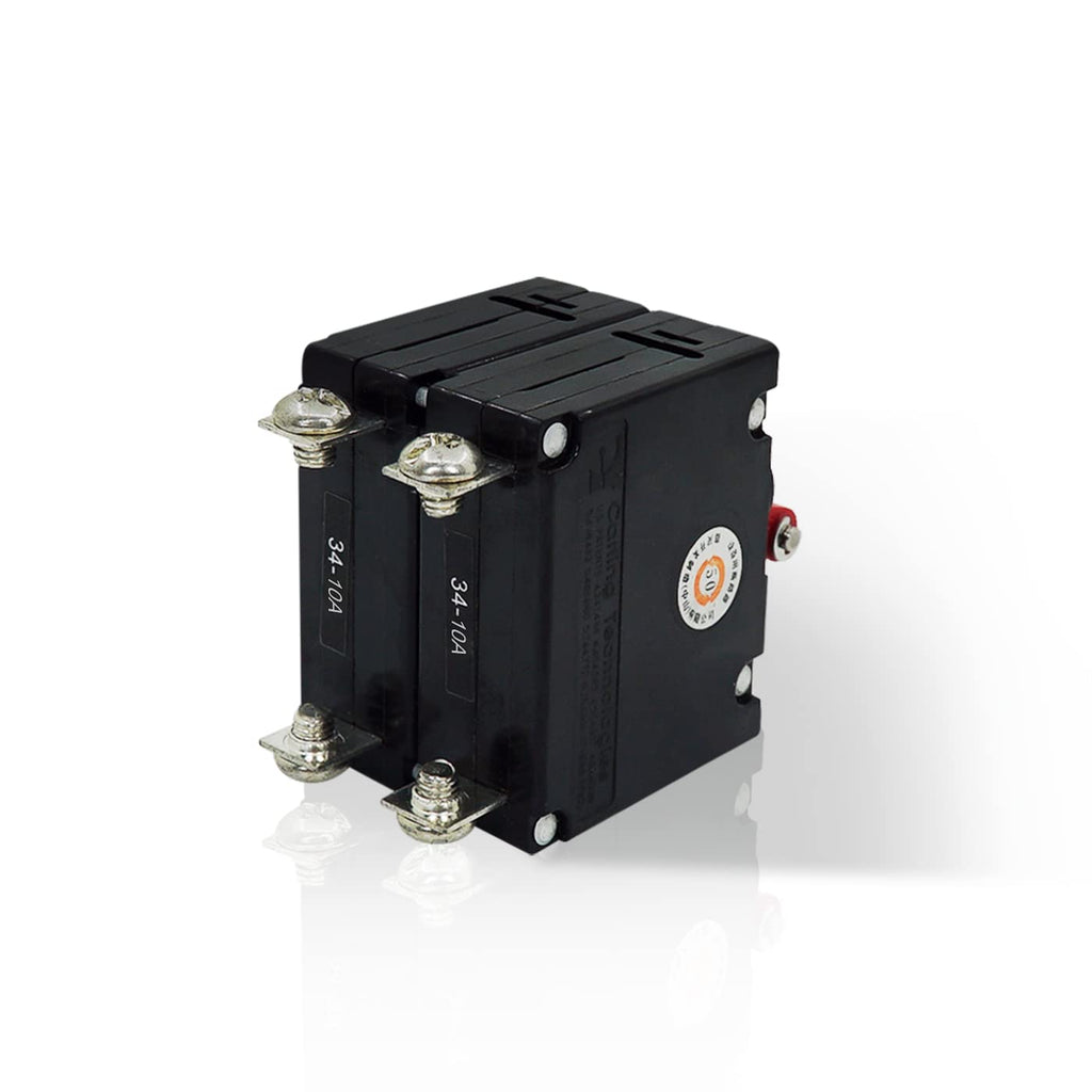 LENKRAD A-Series Red Toggle Circuit Breaker - Double Pole 15A
