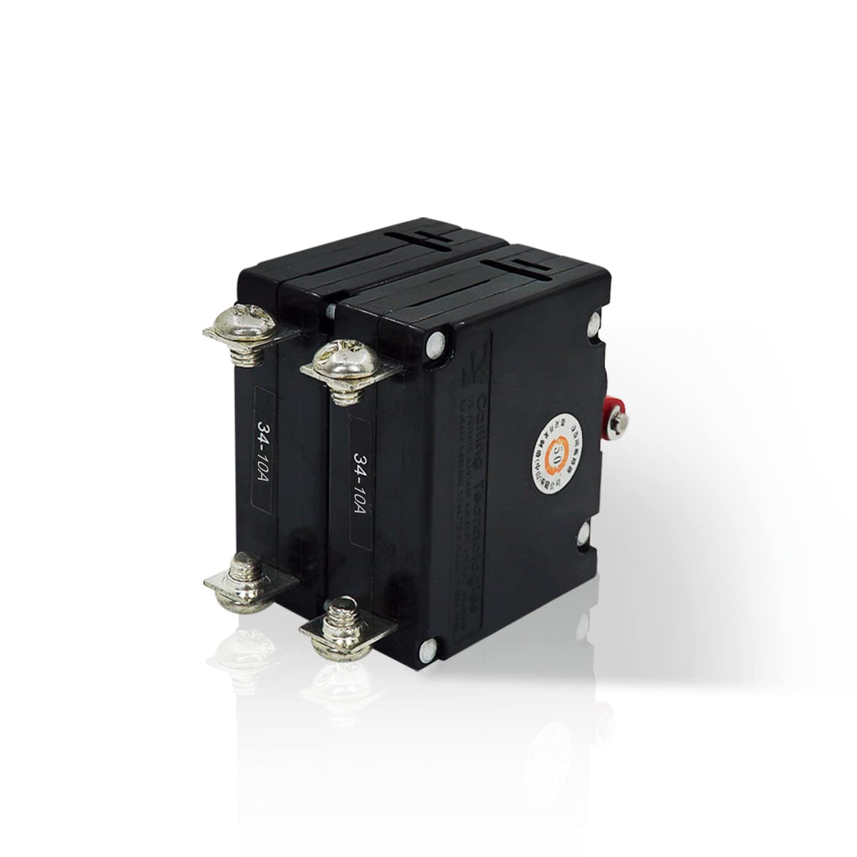 LENKRAD A-Series Red Toggle Circuit Breaker - Double Pole 15A