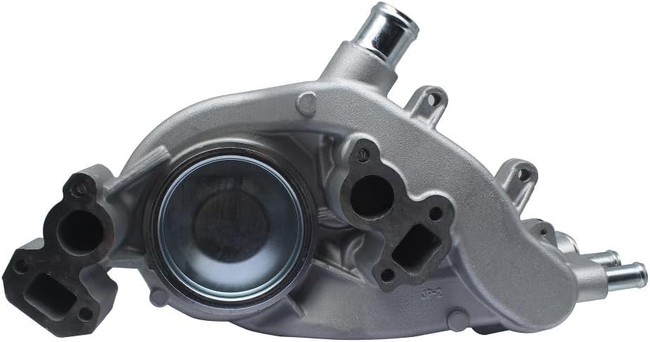 Water Pump Kit with Metal Gasket and Thermostat for 07-20 Chevy Silverado 1500 Tahoe Avalanche Suburban, 07-17 GMC Sierra 1500 Yukon XL Savana, 07-14 Cadillac Escalade, Hummer, 4.8L 5.3L 6.0L, AW6009