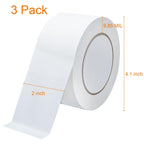 3 Pack White Duct Tape Heavy Duty Waterproof 60 Yards x 2 Inch Total
