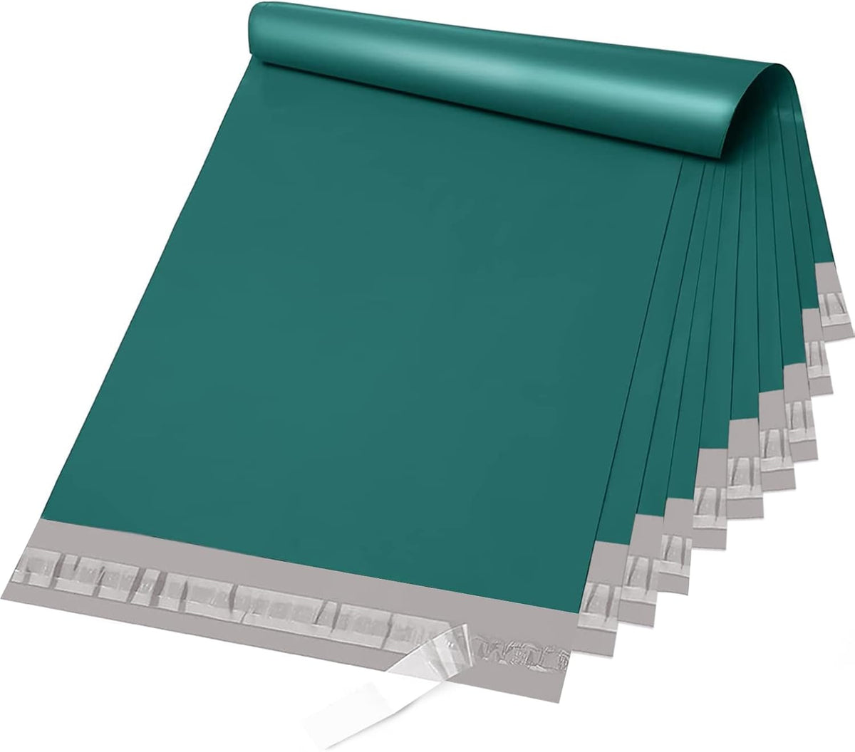 Poly Mailers 10x13" 100Pcs, Durable Shipping Bags for Clothing,Green