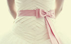 Light Pink Double Faced Satin Ribbon, 1 Inch Continuous 50 Yards