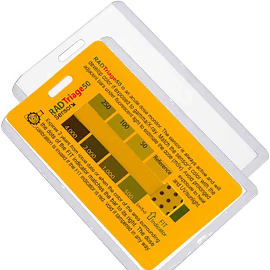 RADTriage FIT Personal Radiation Detector for Wallet or Pocket,Nuclear Radiation Detector,Electromagnetic Field