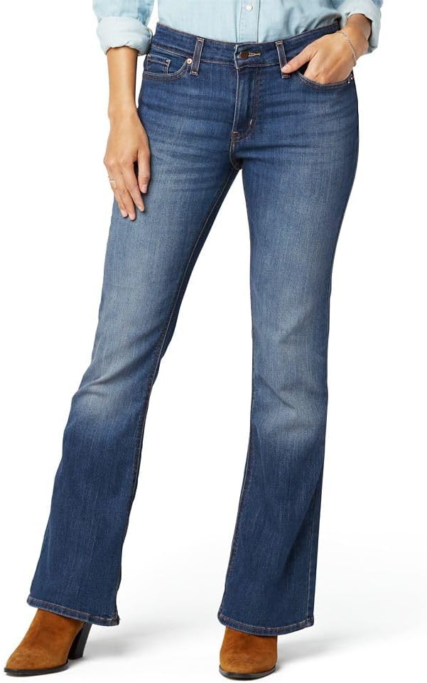 Women's Mid Rise True Boot Jeans