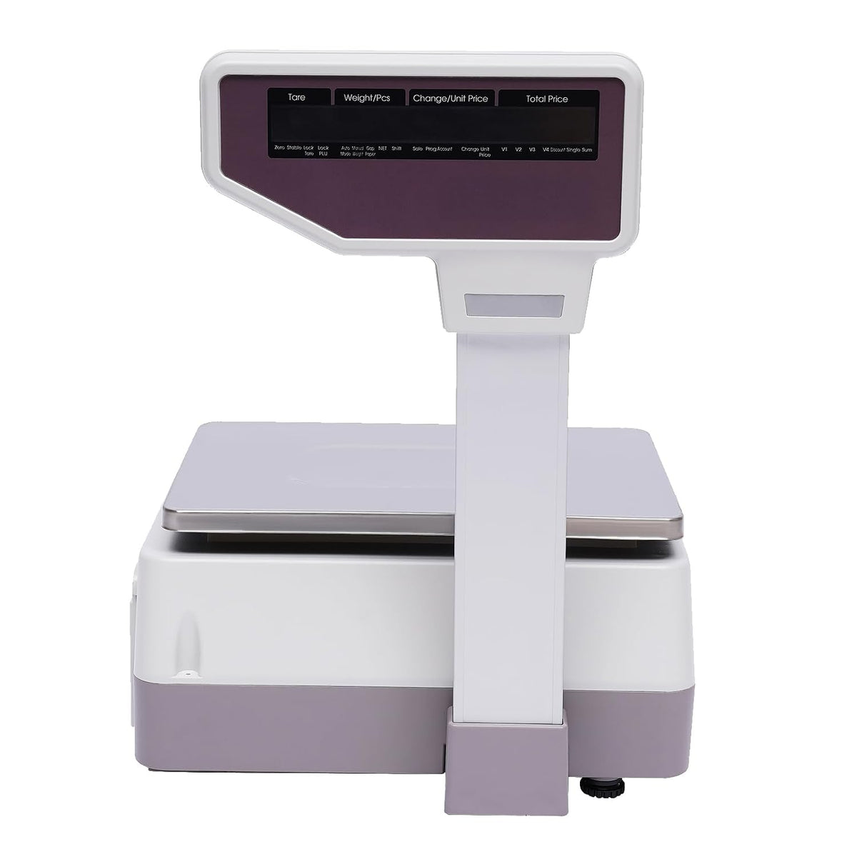Label Printing Scale, 66.14 Lbs Commercial Electronic Price Computing Scale Digital Weight Price Scales LCD Digital
