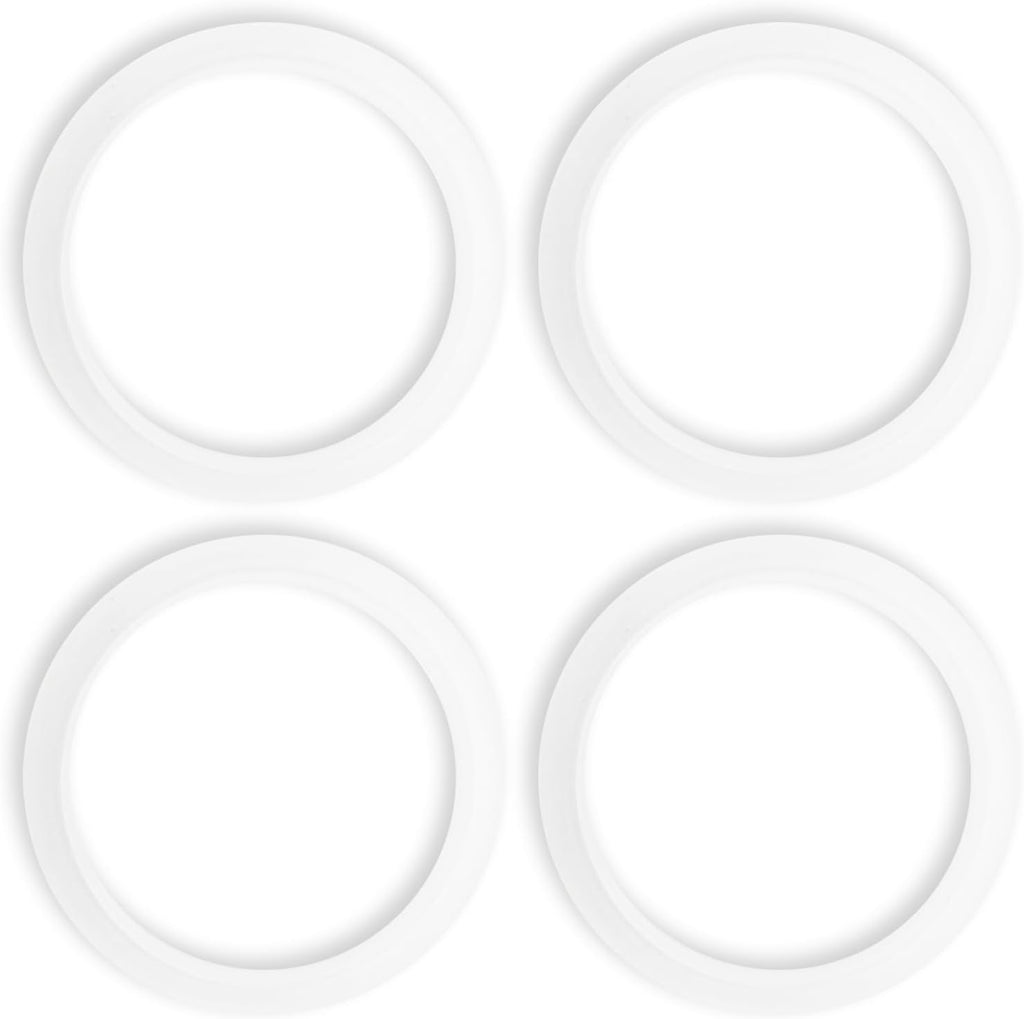 4 Pcs Replacement Gasket Seal Ring, 51mm Coffee Silicone Steam Ring