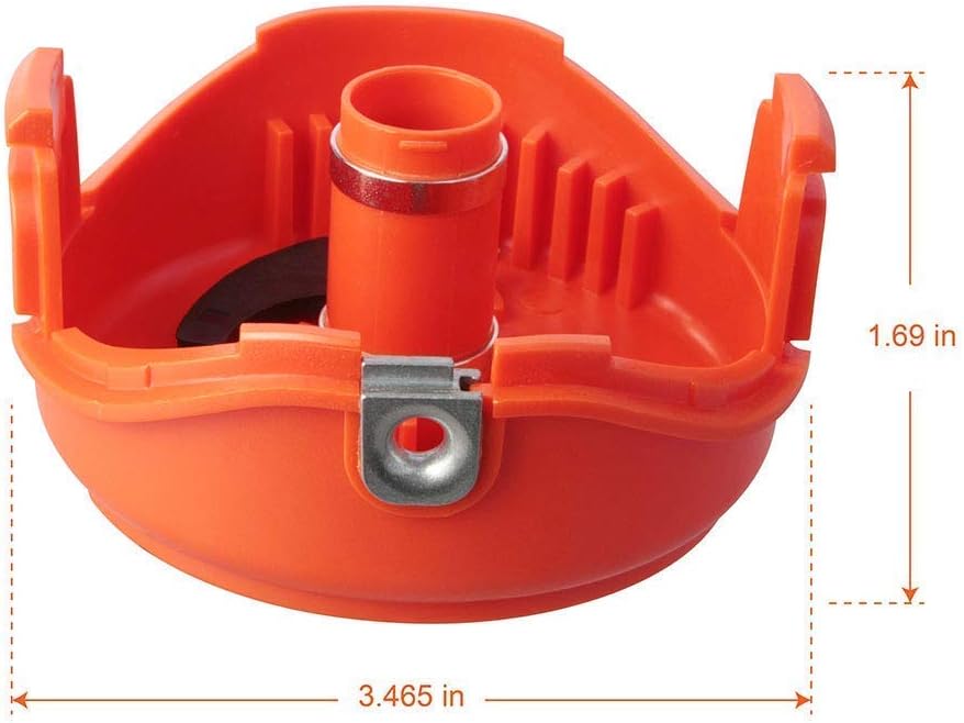SF-080 Trimmer Replacement Spools Compatible with Black Decker SF-080-BKP GH3000 GH3000R LST540 LST540B Weed Eater
