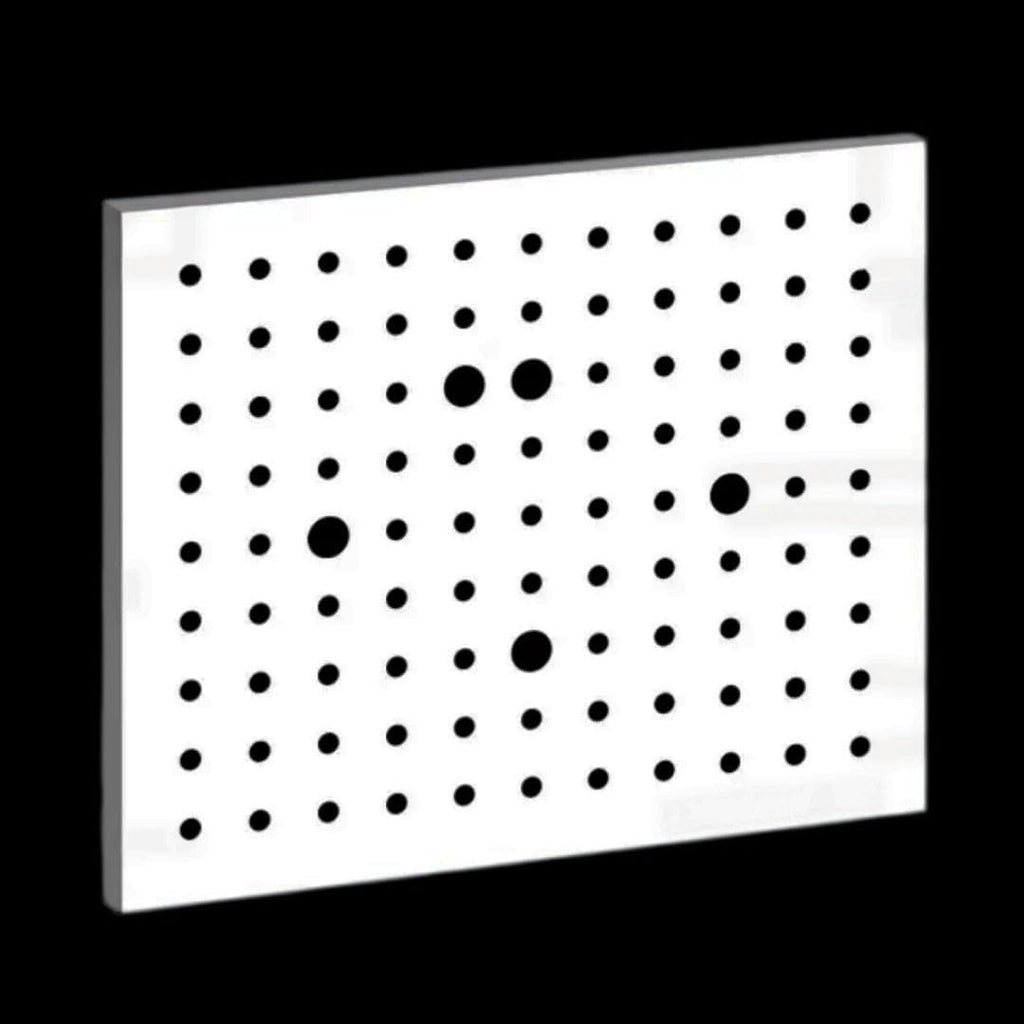 Optical Vision Calibration Plate, 180 * 150mm W*L, Φ7mm/Φ3.5mm, Positive