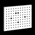 Optical Vision Calibration Plate, 180 * 150mm W*L, Φ7mm/Φ3.5mm, Positive