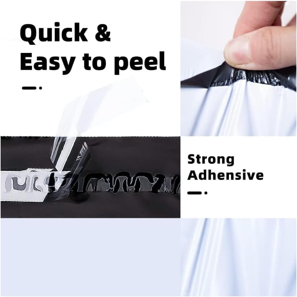 5 x 7 Poly mailer (500-Pack) Shipping Envelopes Waterproof Plastic Self Sealing Envelopes Package Mail Pouch Bags for