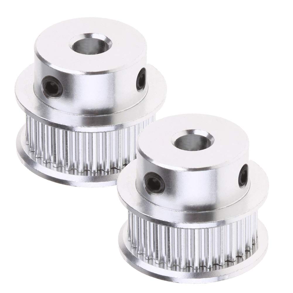 2PCS GT2 Timing Pulley 30 Teeth Bore 5mm Synchronous Wheel