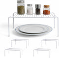 4-Pack Medium (13x8.5inch) Kitchen Organizer Rack, Kitchen Shelves for Spice Organization for Cabinet, Pantry
