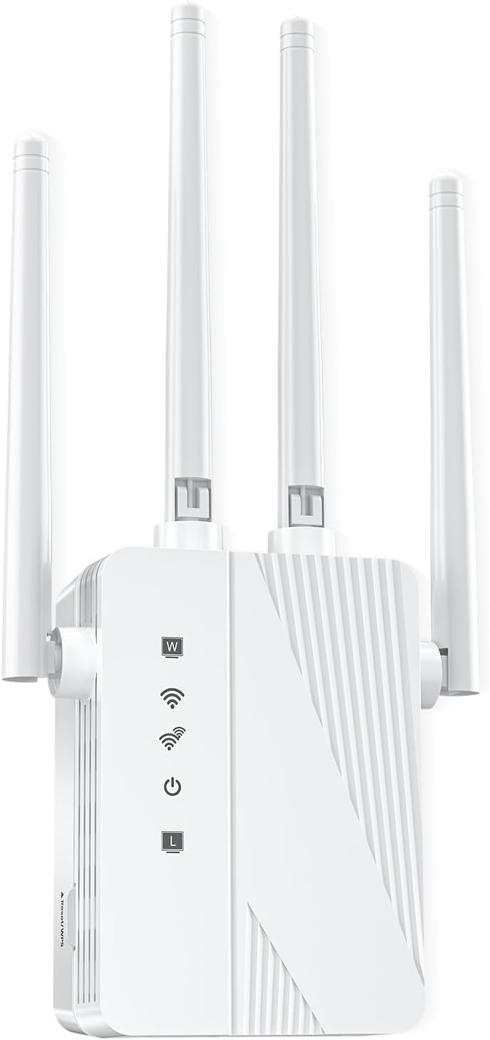 2026 WiFi Extender Signal Booster, Longest Range up to 15000 sq.ft for Home, Wireless Internet Extender with Ethernet