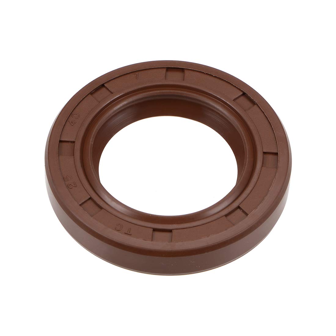 uxcell Oil Seal 25mm Inner Dia 40mm OD 7mm Thick Fluorine Rubber Double Lip Seals