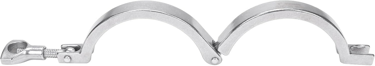 DERNORD Stainless Steel Sanitary Clamp Single Pin Tri Clamps Clover (Tube OD: 3")