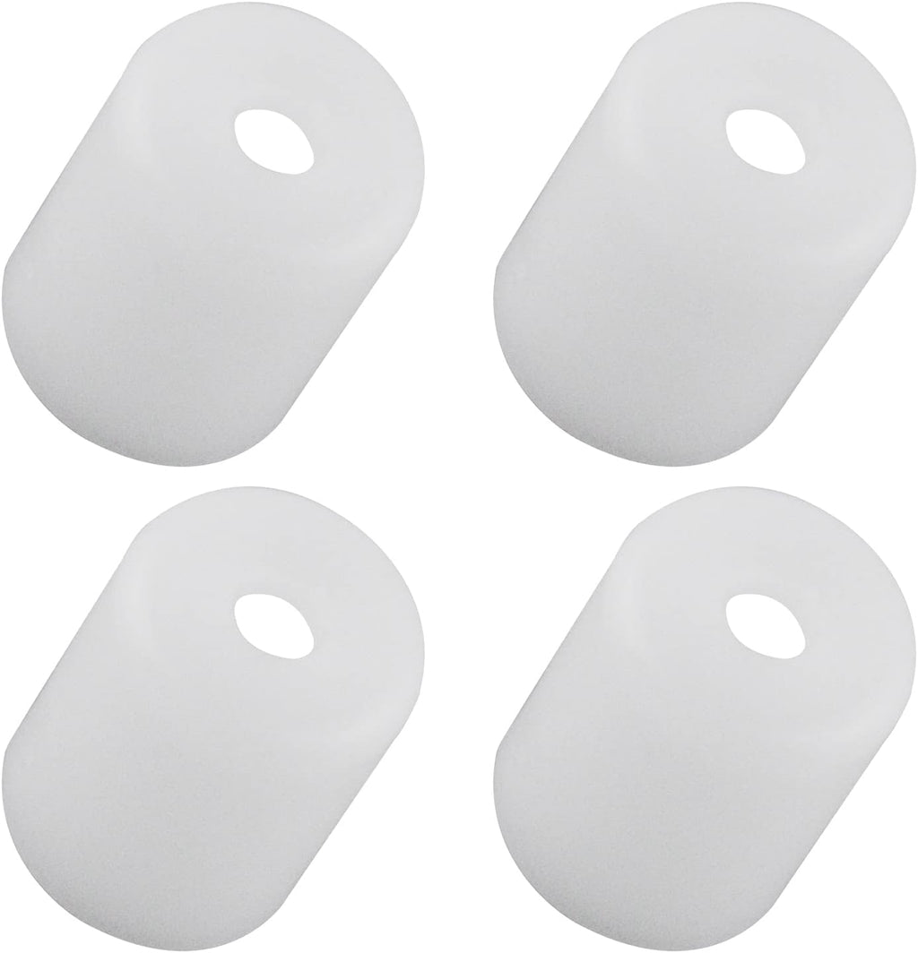 4 pcs W10208398 Washer Dryer Door Hinge Pin Cap Replacement Part Compatible with Whirlpool Front Load Clothes Washer Replaces for 1872420 WPW10208398 AP6017113 PS11750408